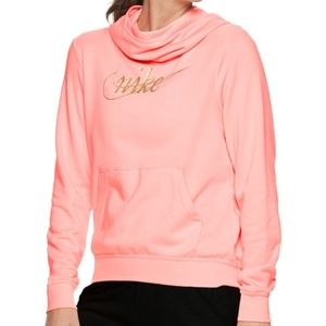 NIKE Funnel-Neck Pullover Hoodie